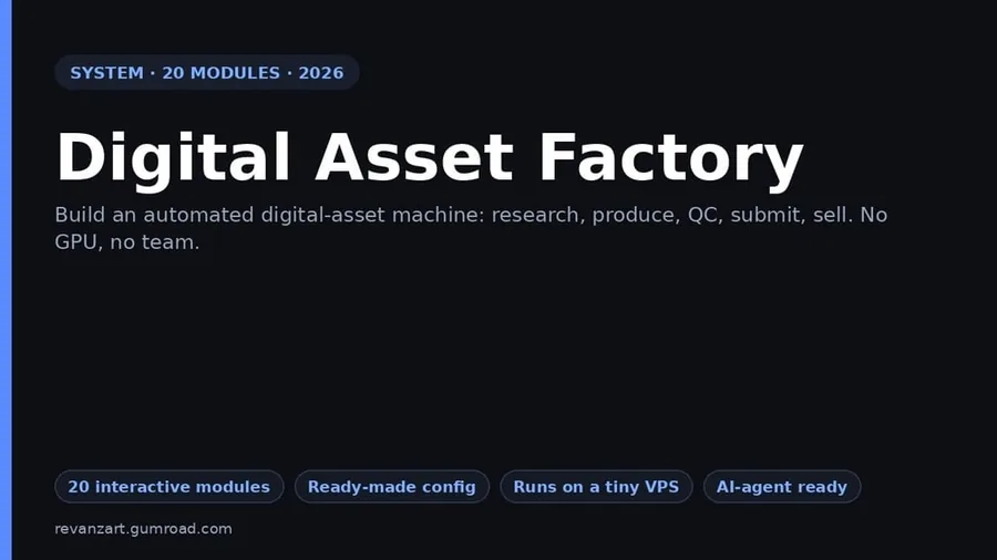 Digital Asset Factory cover